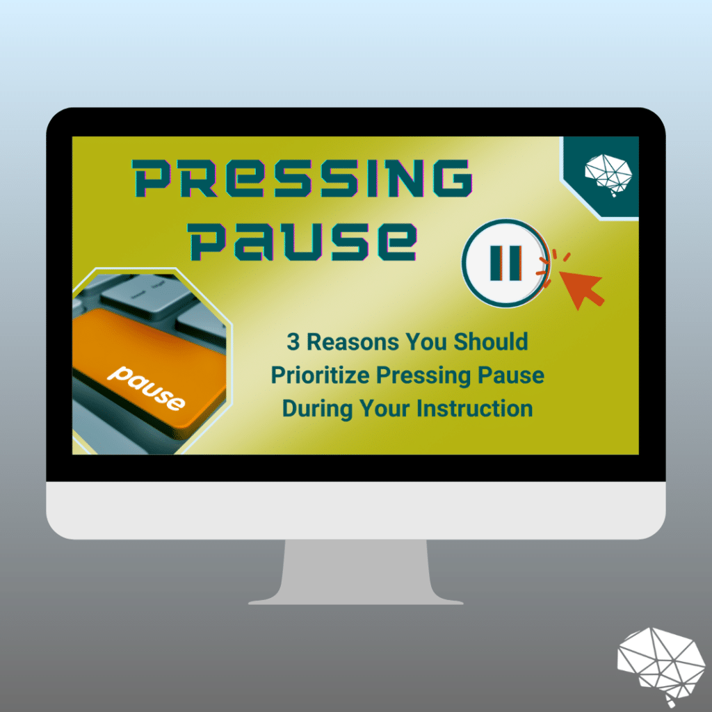 pressing pause