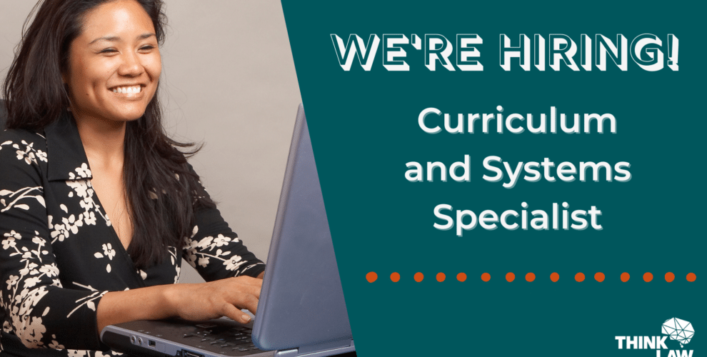 Curriculum and Systems Specialist